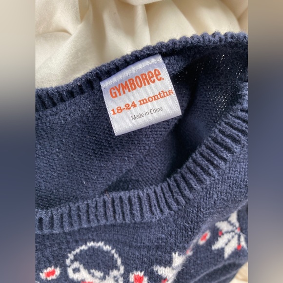Gymboree 18-24 months Navy Sweater Dress - Picture 5 of 6